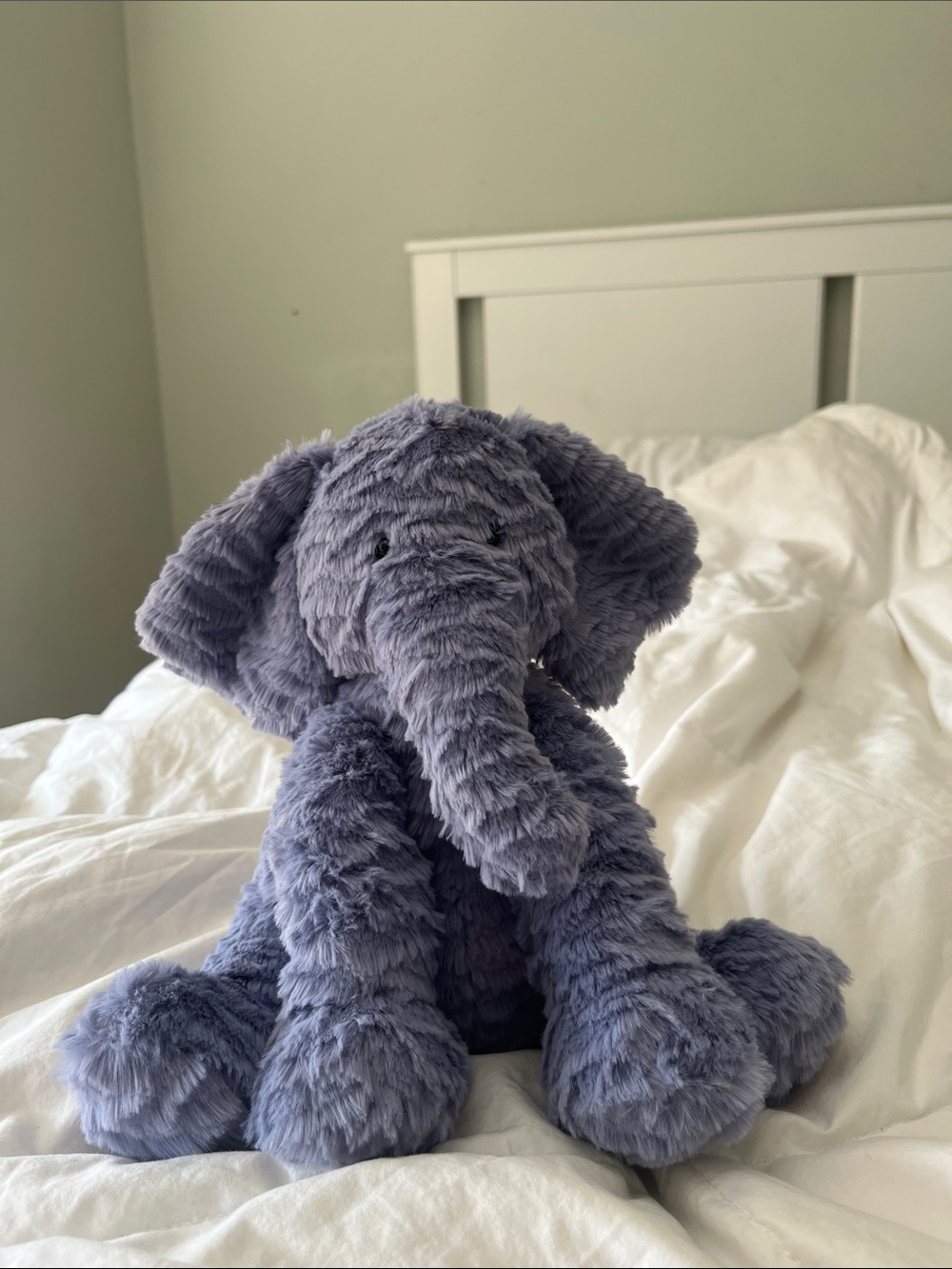 NWT JELLYCAT Plush Blue Gray Elephant Stuffed Animal - Cozy Home Accent